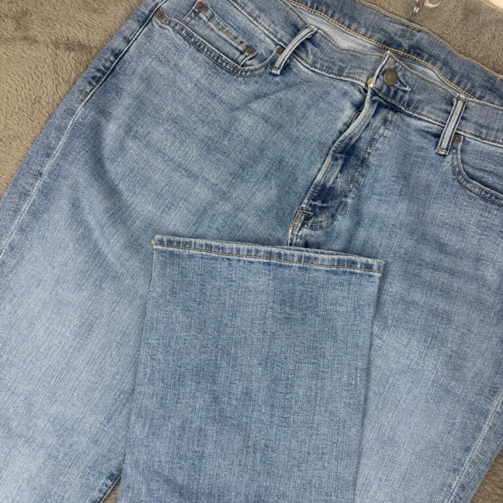 Abercrombie & Fitch Kilby Boot Jeans Mens 36x32 Light Blue Excellent Vintage Fit